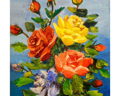 Rosas impresionistas